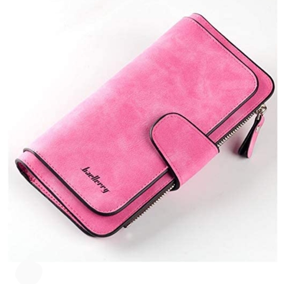 Baellerry Handbags - Baellerry Rose Red Faux Leather Organizer Wallet